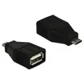 Produktbild: DELOCK USB 2.0 Adapter, Micro-B (Stecker) auf USB-A (Buchse)