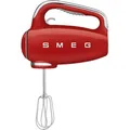 Produktbild: Smeg Handmixer HMF01RDEU 50er Retro Style, 250 Watt, mit LED-Display, rot