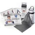 Produktbild: TheraBand Original TheraBand Fitnessband | Resistance Band für Kraftraining und Abnehmen zuhause oder im Gym | 1 Band inkl. Tasche und Anleitung im Set Schwarz | Extra schwer, OneSize