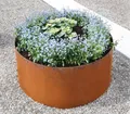 Produktbild: Hochbeet CortenStahl rund Ø110cm H50cm Blumentopf Pflanzschale Edelrost Bellissa