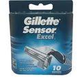 Produktbild: Gillette Rasierklingen Sensor Excel, 10-tlg., 10er Pack