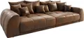 Produktbild: DELIFE Big-Sofa Violetta Braun 310x135 cm Antik Optik inklusive Kissen Big-Sofa