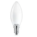 Produktbild: Philips E14 LED Classic Kerzenlampe 4.3W wie 40W Matt 2700K warmweißes Licht