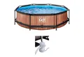 Produktbild: EXIT Framepool inkl. Kartuschen-Filterpumpe (Set, 3-tlg), ØxH: 305 x 76 cm