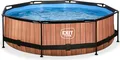 Produktbild: EXIT Wood Pool ø300x76cm mit Filterpumpe - braun