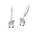 Produktbild: Prinzessin Lillifee Kinder Ohrringe Ohrhänger Silber Einhorn Rosie 2013152
