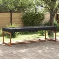 Produktbild: vidaXL Tischdecken Uni Schwarz 242 x 102 x 15 cm Stoff