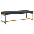 Produktbild: vidaXL Tischdecken Uni Schwarz 242 x 102 x 15 cm Stoff, Garten- und Terrassenabdeckung, rechteckig, modern, wasserdichter Stoff, schützt deinen Esstisch draußen