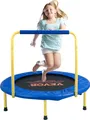 Produktbild: VEVOR Gartentrampolin 81x92x92 cm Klappabrer Trampolin bis 60 kg Kindertrampolin Blau Indoor/Outdoor