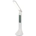 Produktbild: LED Tischleuchte Uhr Schreibtischlampe Leselampe Tischlampe dimmbar Kalender Wecker Thermometer, 4W 200lm neutralweiß, LxBxH 20x9,5x42,5 cm