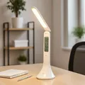 Produktbild: Tischlampe Tischleuchte Schlafzimmerlampe Thermometer Uhr USB Touchdimmer LED