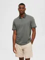 Produktbild: Selected Poloshirt SLHFAVE ZIP SS POLO NOOS Baumwollmischung, regular fit