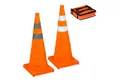 Produktbild: relaxdays Pylonen Faltbare Pylonen 70 cm im 2er Set (2-tlg)