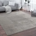 Produktbild: Paco Home Teppich Wohnzimmer Kurzflor Weich rutschfest Modern Einfarbiges Muster Grau, Grösse:160x220 cm