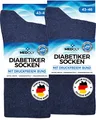 Produktbild: MEDOLY Diabetikersocken (6 Paar) ohne Gummibund, mit 97% Baumwolle, für Damen & Herren - Socken ohne störende Naht, Diabetiker Socken ohne Bund