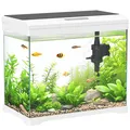 Produktbild: Aquarium mit LED-Beleuchtung, Filtersystem, 17L Fischtank mit Wasserpumpe Weiß