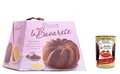 Produktbild: Bauli Torta La Bavarese Kuchen mit gesüßtem Kakao überzogen und mit Vanillepudding gefüllt 700g + Italian gourmet polpa 400g