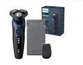 Produktbild: Philips Shaver 5000 Rasierer S5465/18 Metallic Blau Präzisionstrimmer Tasche