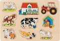 Produktbild: Steckpuzzle Bauernhof I | 30 x 21 x 2,4 cm, Holz, 9 Teile, per Stück | Deutsch