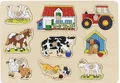 Produktbild: Steckpuzzle BAUERNHOF I Holzpuzzle Kinderpuzzle Einlegepuzzle Setzpuzzle Holz