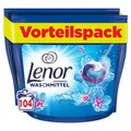 Produktbild: Lenor Waschmittel PODS All-in-1, 104 Waschladungen, Universal Aprilfrisch, 3-mal länger anhaltende Frische & Tiefenreinheit auch bei Kaltwäsche