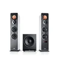 Produktbild: Teufel Ultima 40 Aktiv Club Edition - Kraftvolles 2.1 Lautsprecher-System mit Mächtiger Subwoofer, Bluetooth, Dolby Audio, HDMI ARC CEC, 3-Wege-Standlautsprechern - weiß