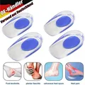 Produktbild: 2 Paar Erhöhung Schuheinlagen Gel Fersenpolster Silikon Einlegesohlen Fersenkissen Fersensporn in Blau - Blau