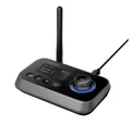 Produktbild: LogiLink Bluetooth 5.0 Audiosender und Empfänger Bluetooth-Adapter, Geräte mit Bluetooth ausstatten, 2 Kopfhörer koppeln, schwarz