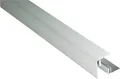 Produktbild: Kovalex Seitenabschluss Alu 250 x 5,9 x 4,5 cm silber inkl. Befestigung