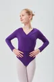 Produktbild: tanzmuster Sweatjacke Ballett Wickelacke Mandy aus weicher Baumwolle Ballettjacke für Mädchen