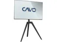 Produktbild: CAVO TV-Ständer TV-Staffelei TV-Standfuß Stativ aus Walnussholz schwarz, (bis 65 Zoll, Dreibein Ständer - einfache Installation & Sturzsicherung)