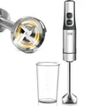 Produktbild: LEBENLANG 1500W Stabmixer Edelstahl - Inkl. 800ml Messbecher & Spritzschutz I Stufenlos verstellbar & Turbo I Pürierstab Zauberstab Mixer Mixstab Elektrische Hand Blender Purierstabmixer Pürierstäbe