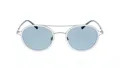 Produktbild: HIS POL HPS04122 2 Herren Damen Sonnenbrille Metall Rund Silber