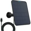Produktbild: Reolink Solarpanel 2 für akkubetriebene Reolink Überwachungskameras (schwarz) - Schwarz