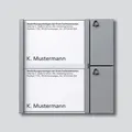 Produktbild: Siedle Vario BTM 650-02 SM Bus-Tasten-Modul, silber-metallic (200035735-00)