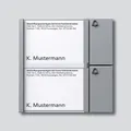 Produktbild: Siedle Vario BTM 650-02 SM Bus-Tasten-Modul, silber-metallic (200035735-00)