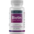 Produktbild: EXVital Biotin für Haare, Haut und Fingernägel, hochdosiert, 10.000 mc, 365 Stk.