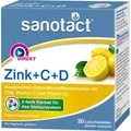 Produktbild: sanotact | Direkt Zink + C + D | 20 Lutschtabletten