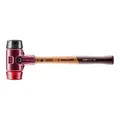 Produktbild: Halder Schonhammer SIMPLEX Kopf-D.50mm mittelhart/hart Gum. schwarz/Plastik rot