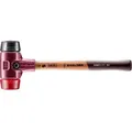 Produktbild: HALDER SIMPLEX Schonhammer Ø 50 mm Gummi schwarz / Plastik rot