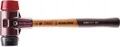Produktbild: Schonhammer SIMPLEX L.350mm Kopf-Ø 50mm mittelh./hart HO Gum.schw./Plastik rot