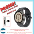 Produktbild: Galaxy Watch 5 Pro 45 Mm Bluetooth Silber – Nur Gehäuse + Schwarzes Armband M/L