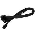 Produktbild: SilverStone SST-PP07-EPS8B - Netzteil-Verlängerungskabel 30cm EPS 8pin auf EPS/ATX 4+4pin, schwarz