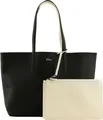 Produktbild: LACOSTE Schultertasche Shopper Anna Shopping Bag Noir Farine schwarz beige