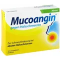 Produktbild: Mucoangin gegen Halsschmerzen Minze Lutschtabletten