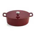 Produktbild: Fissler Bräter Moments Collection Gusseisen Bräter oval 33cm Burgunderrot, Gusseisen (Packung, 1-tlg., 1 Gusseisen Bräter), oval, für alle Herdarten inkl. Induktion, hitzebeständig bis 250°