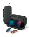 Produktbild: Belkin Gaming Nintendo Switch 2 Tasche mit Fächern für AirTag und Game-Karten – leichtes Hartschalen-Case mit weichem Futter für Reisen, Gaming Reisezubehör – Anthrazit