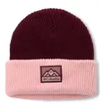 Produktbild: Columbia Whirlibird Unisex Mütze mit Bündchen, Rich Wine, Satin Pink, Berge, O/S