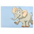 Produktbild: Ritzenhoff & Breker Platzset Happy Zoo, Elefantenkind Eddi, Tischset 45 x 30 cm, Platzmatte mit Tier-Motiv, Abwischbar