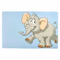 Produktbild: Ritzenhoff & Breker Platzmatte Happy Zoo Elefant Eddie, Kunststoff, Blau 30x45cm